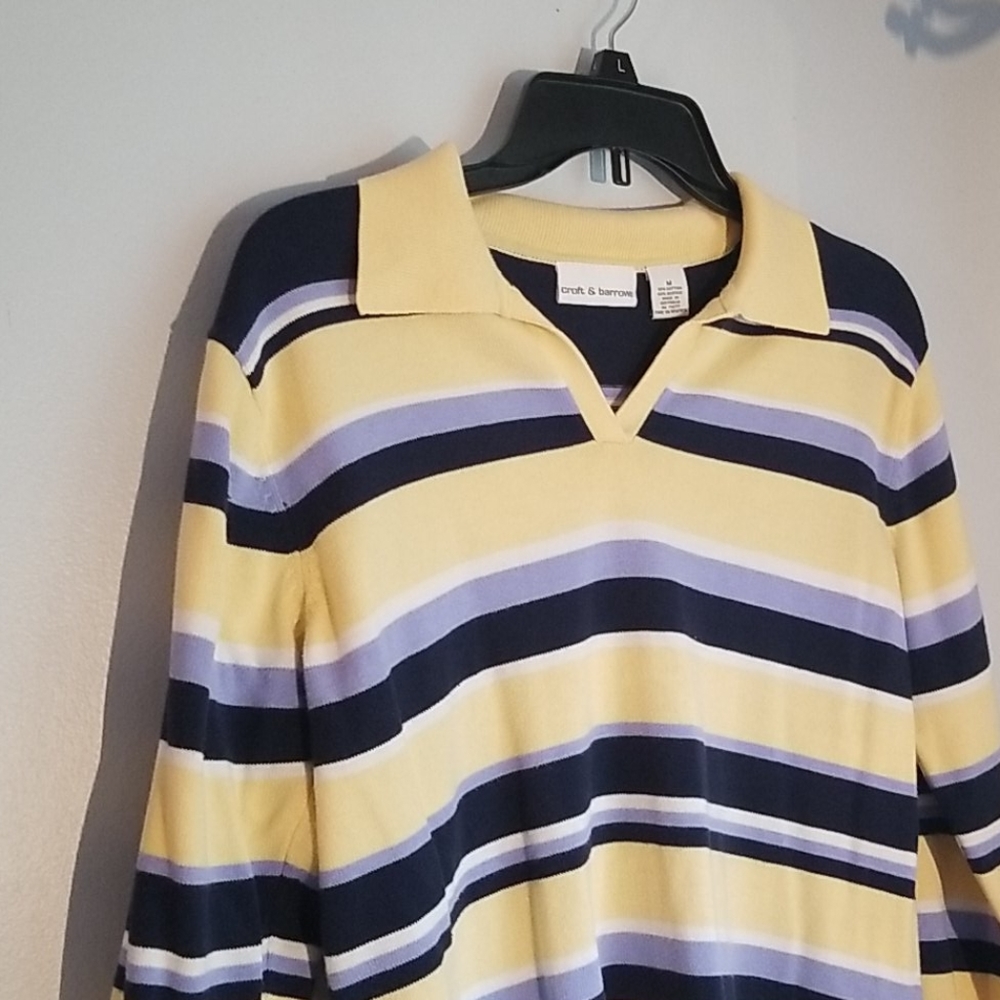 Striped lightweight sweater